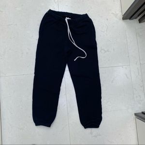 Les Tien Black Core Sweatpants